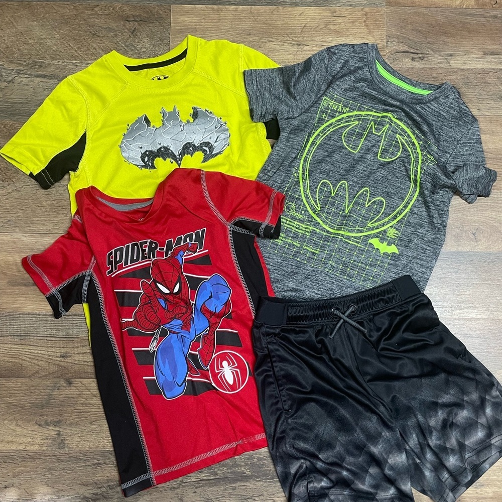 Batman and Spider-Man Kids Costume Set